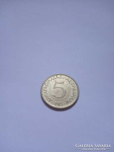Nice 5 dinars 1985