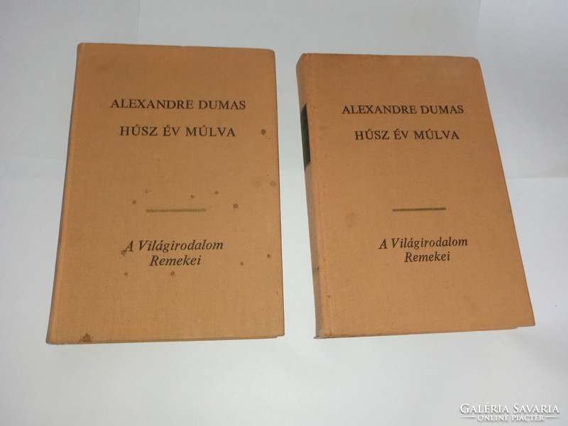 Alexandre Dumas - Húsz év múlva I-II.  Európa Könyvkiadó