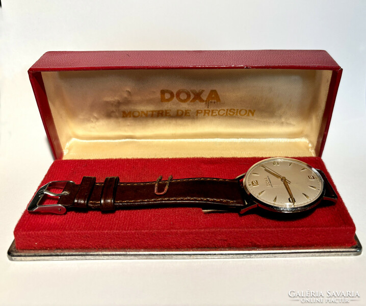 Nice dial, 1962 doxa hirsh leather strap diameter 35 mm k.N. Accurate! Near mom park! Post office too!