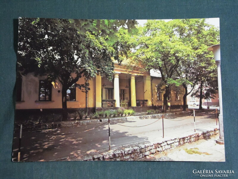 Postcard, Balatonfüred, Blaha Lujza's holiday home, Okisz holiday home