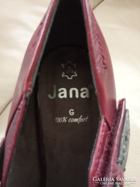 Női bőrcipő ÚJ Jana 37-es bőrcipő Mary Jane fazon új, nem viselt