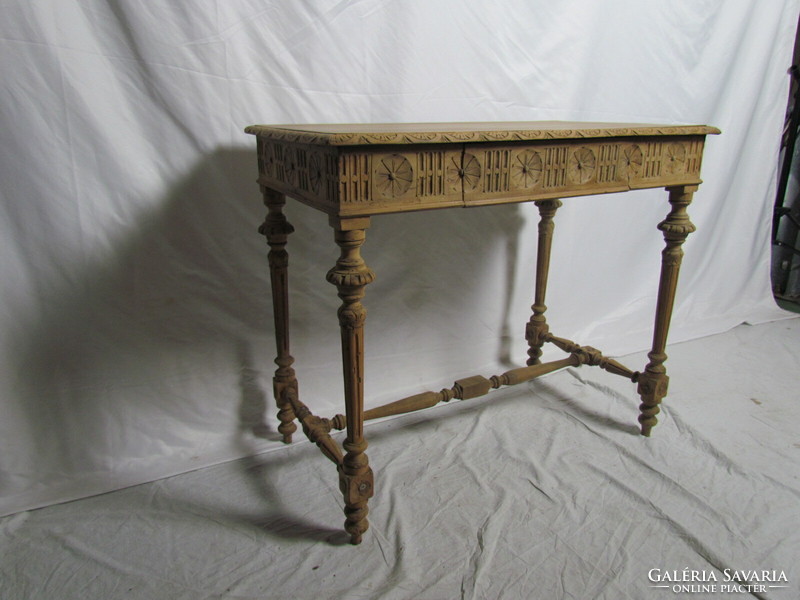 Antique Neo-Renaissance desk with drawers (polished)