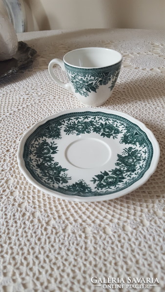 Villeroy & Boch Fasan,zöld mintás porcelán teás-kávés készlet,8 személyre