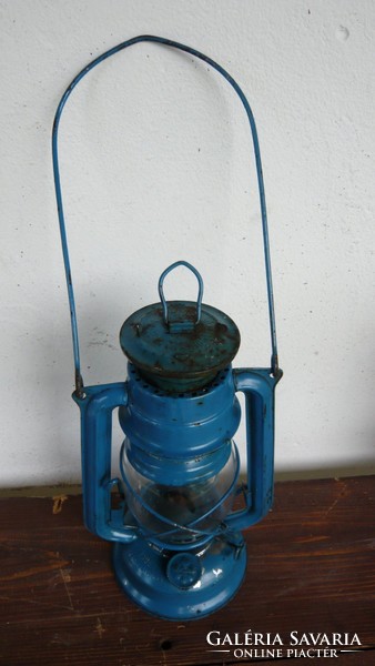 2 Pcs. Old, petroleum lamp., Czechoslovakian storm lamp