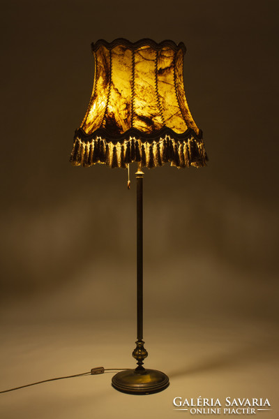 French leather lamp
