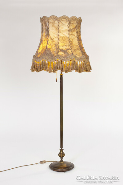French leather lamp