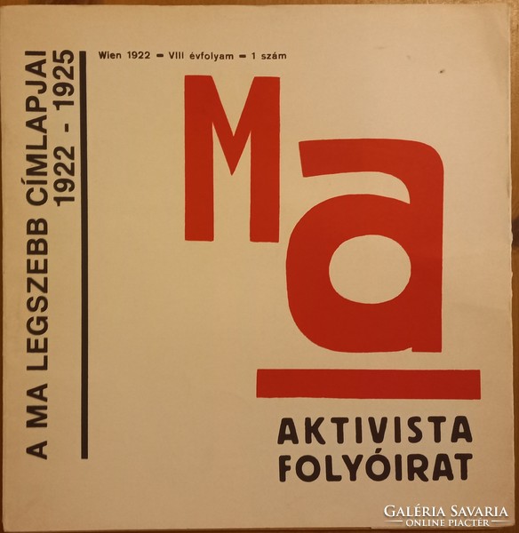 A MA legszebb címlapjai, 1922-1925, Komplett mappa, 8 lap, 1980 (Kassák Lajos)