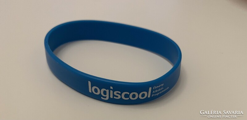 New logiscool blue silicone bracelet bangle bracelet