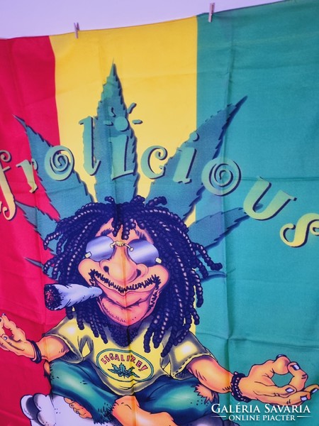 Jamaican guy wall decoration - scarf - flag (8)