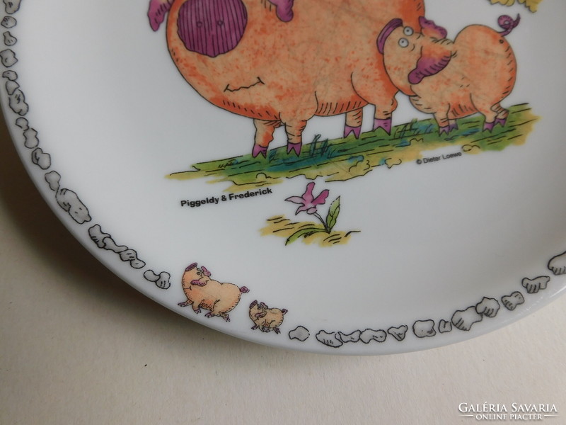 Seltmann Weiden Bavarian vintage children's plate with cartoon characters