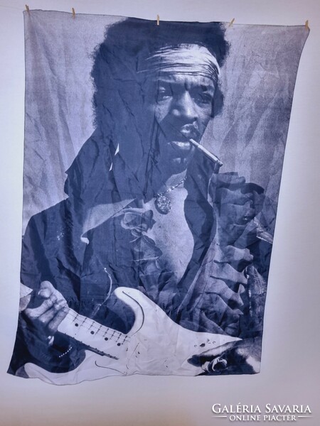Jimi Hendrix Fali dekoráció - kendő - zászló (2)