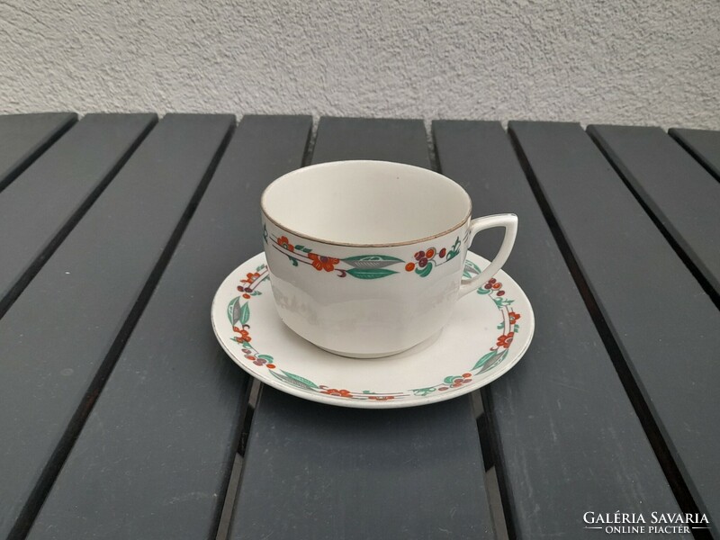 Antik Zsolnay teás csésze aljával