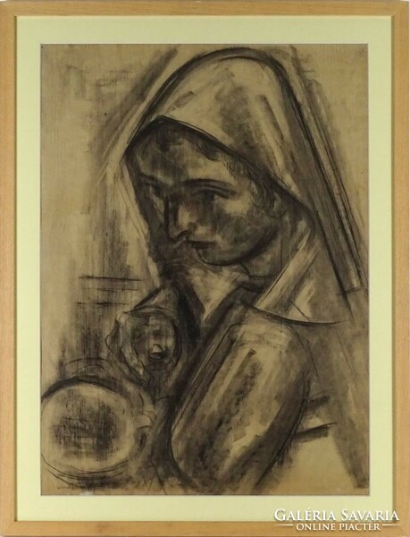 1Q429 Hetényi Tibor (1891-1977) : Szoptató anya gyermekével I.
