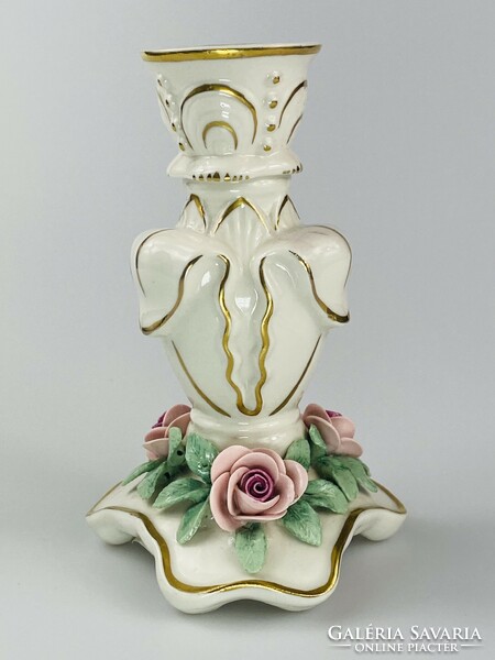 Volkstedt porcelain candle holder