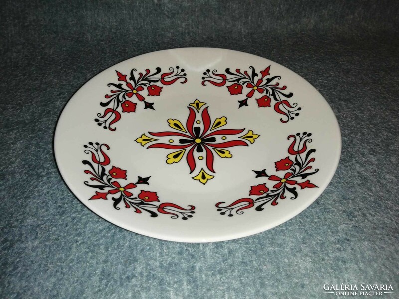 Retro Zsolnay porcelán falitányér  - átm. 24 cm (A9)