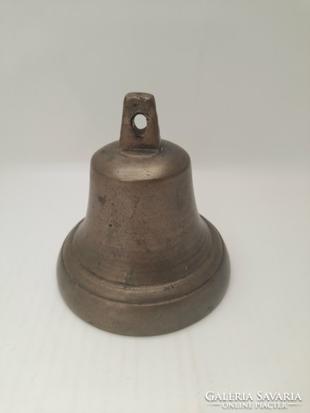 Large antique bell, chime, pigeon, sounds very nice, 12 cm