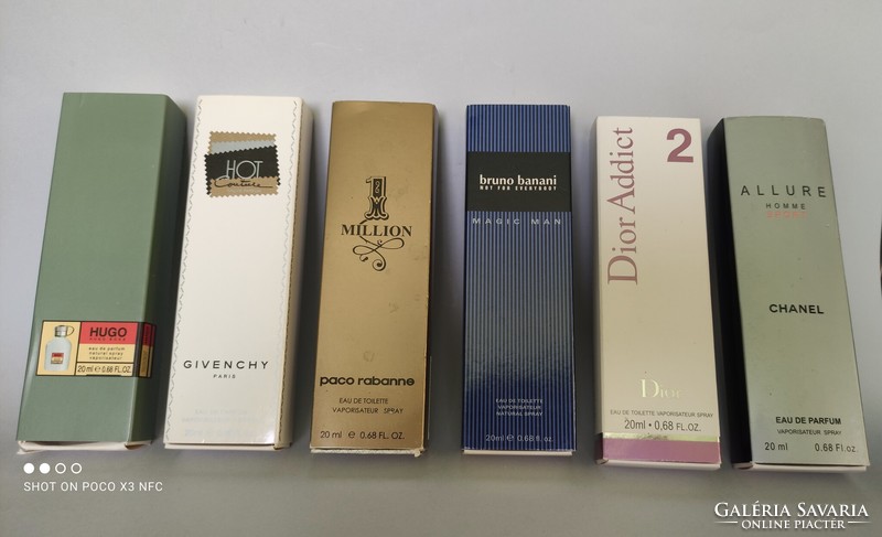 Vintage parfüm 6 darab darabáron