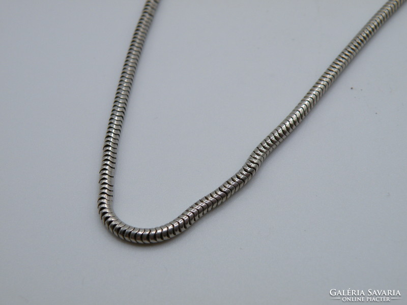Uk0227 elegant snake pattern silver necklace 925