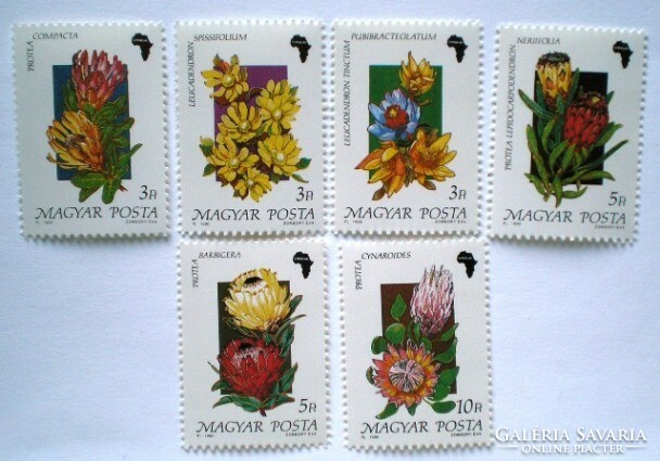 S4027-32 / 1990 Földrészek virágai - Afrika bélyegsor postatiszta