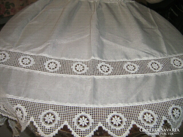 Beautiful special vintage double lace curtain