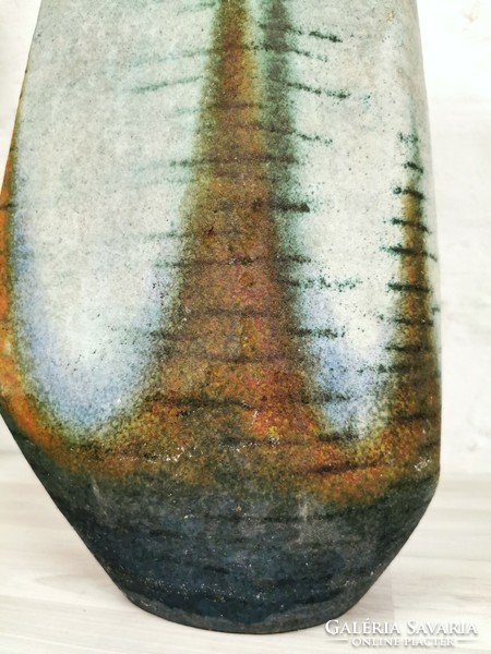 Nagyméretű Simó Ágoston kerámia váza. Ritka gyűjtői darab.