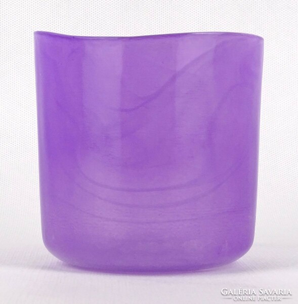 1Q803 modern blown glass pink cup