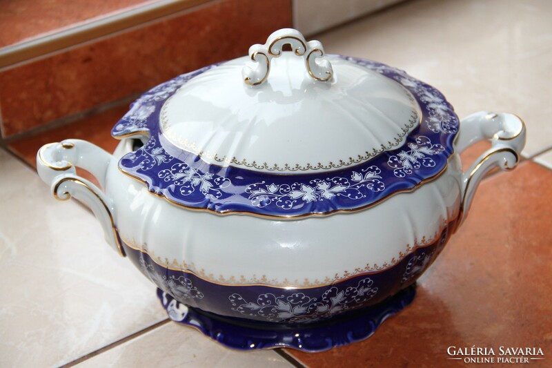 Zsolnay pompadour soup bowl (10.)
