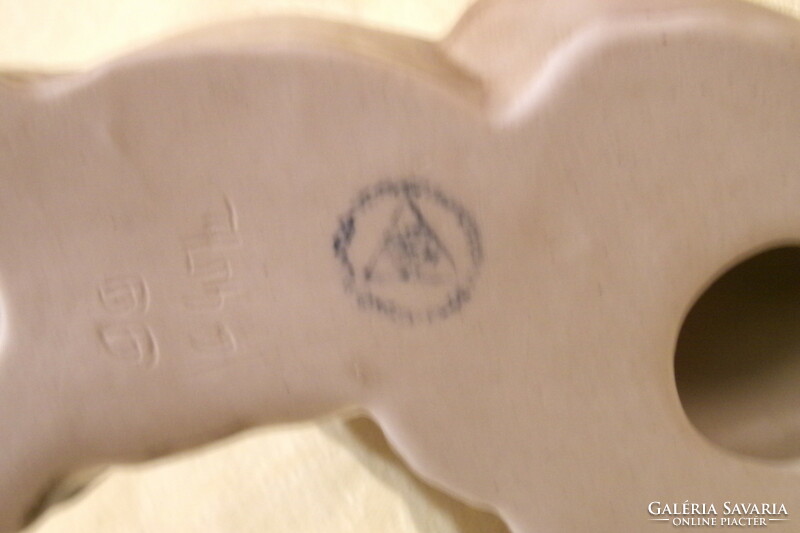 Porcelán kutya skót juhász royal dux 17x6x9cm