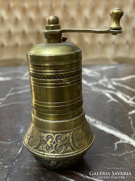 Brass Turkish pepper grinder