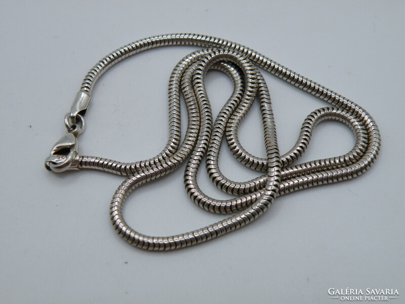 UK0227   Elegáns kígyó mintás ezüst nyaklánc 925