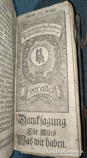 1 Ft-ról! Ritkaság! 1710-1730 közötti énekes könyv! Johann Gottfried Webern! Két könyv egybekötve!!