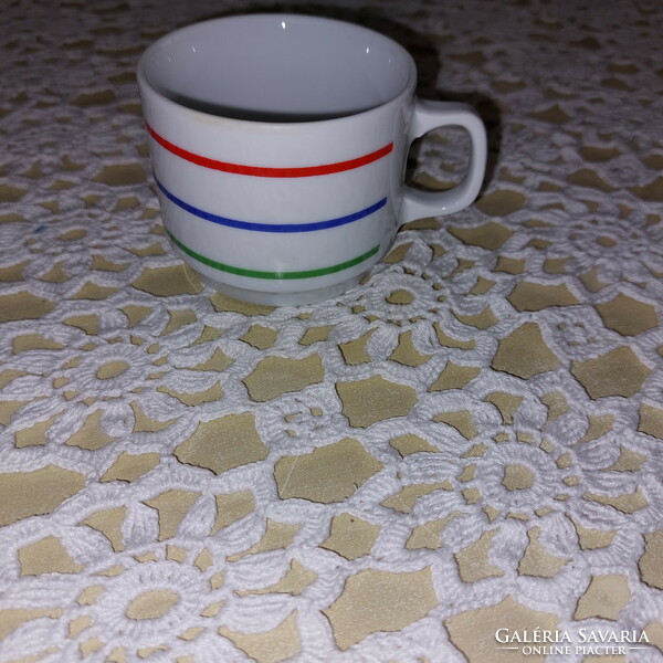 Zsolnay porcelán, csíkos kávés csésze