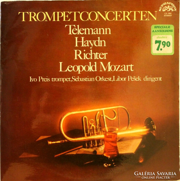 Telemann/Haydn/Richter/Leopold Mozart -Preis / Sebastian Orkest/Pešek - Trompetconcerten (LP, Album)