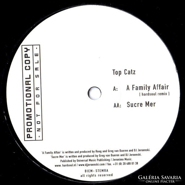 Top Catz - A Family Affair / Sucre Mer (12", Promo)