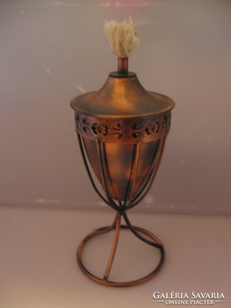 Copper oil lamp Danish würtz