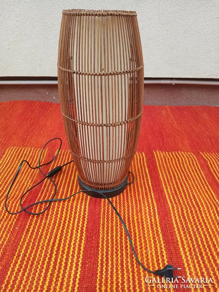 Rattan bamboo floor lamp. Negotiable.