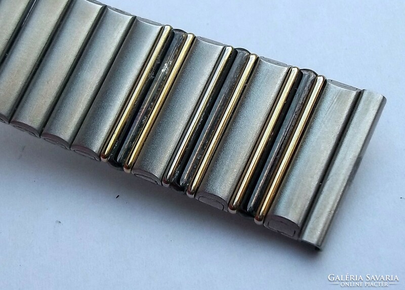 18-A gold-steel-black watch strap