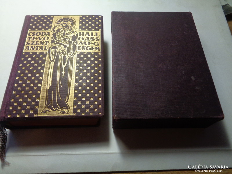 Prayer book, miracle-working saint Antal, listen 1931. Top condition 9 x 12 cm