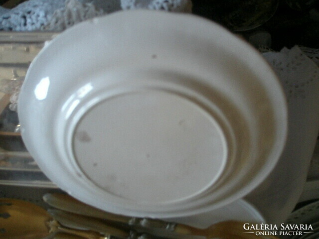 Old English earthenware cake plate