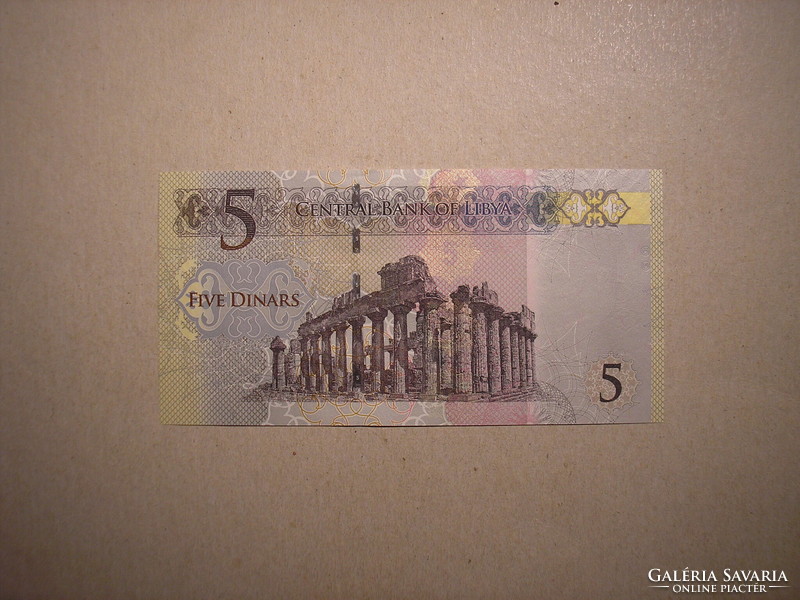 Libya-5 dinars 2015 unc