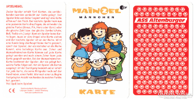 335. Mainzel Mau Mau kártya ASS Altenburg