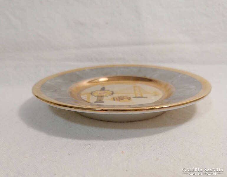Chokin Japanese gilded-silvered porcelain vintage decorative bowl (san francisco)