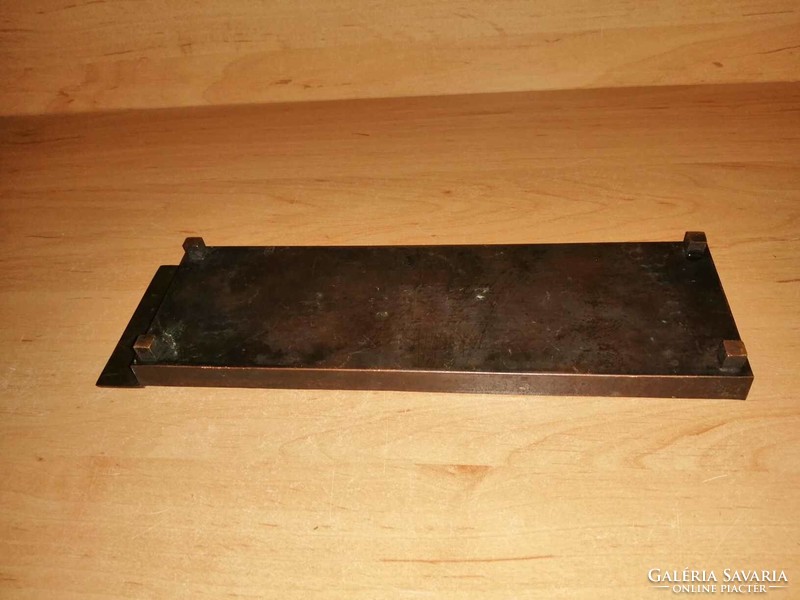 Iparművészeti levélbontó kés tálcája 6,5*22,5 cm (KV)