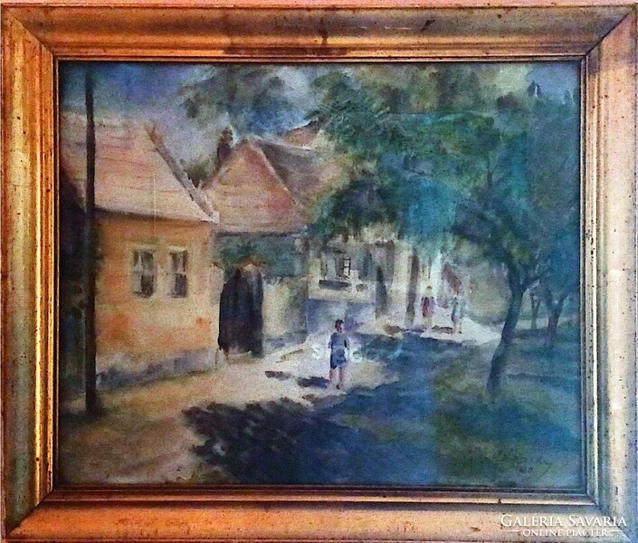 Sándor Gáspárdy - Szent Mihály Street in Sopron