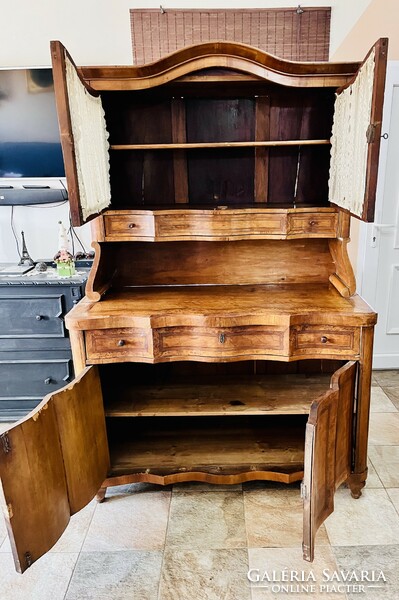 Late Biedermeier sideboard, chest of drawers, showcase