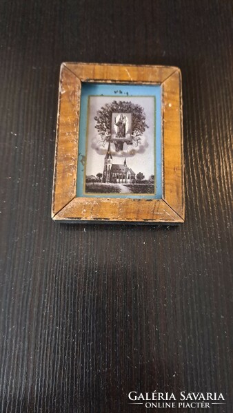 Antique holy image in a frame