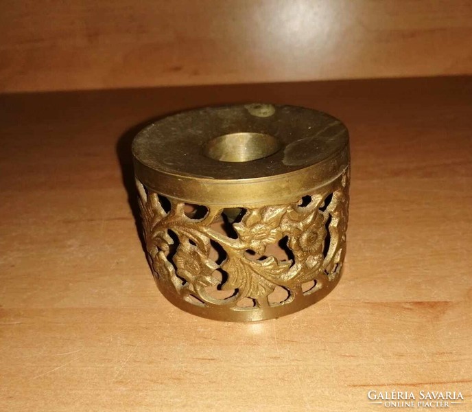 Copper candle holder - diam. 6 cm (sq. m)