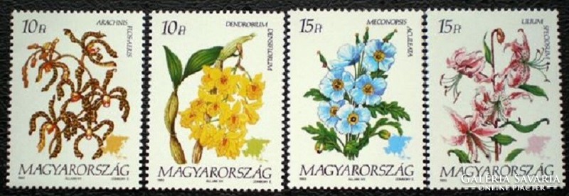 S4180-3 / 1993 flowers of continents iv. - Asia Stamp Line Postal Clerk