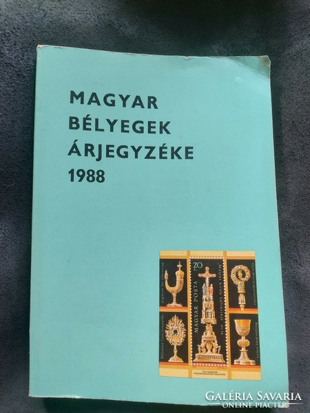 Price list of Hungarian stamps 1988 book