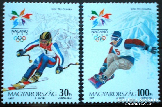 S4428-9 / 1998 winter olympics stamp set postal clerk
